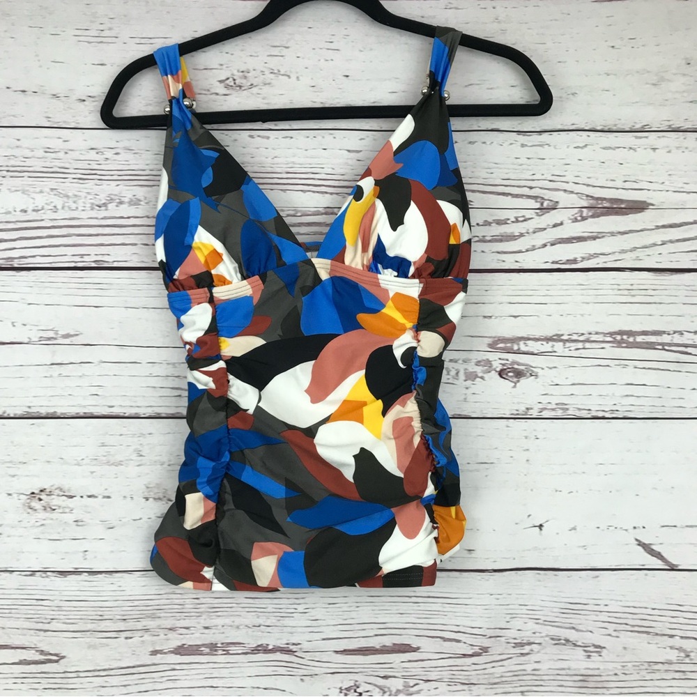 Calvin Klein Swimwear Standard Barbell Tankini Top